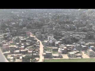 Aerial view of Kathmandu