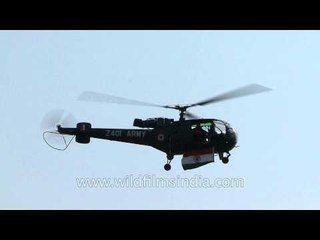 Aerial celebrations: Chopper at IMA parade