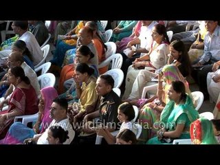 Friends and family at the IMA parade