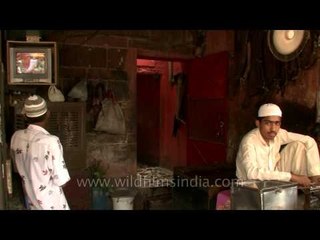 Bhishti at Chandni Chowk, Old Delhi