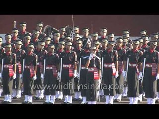 Cadets face up: At the Indian Army parade