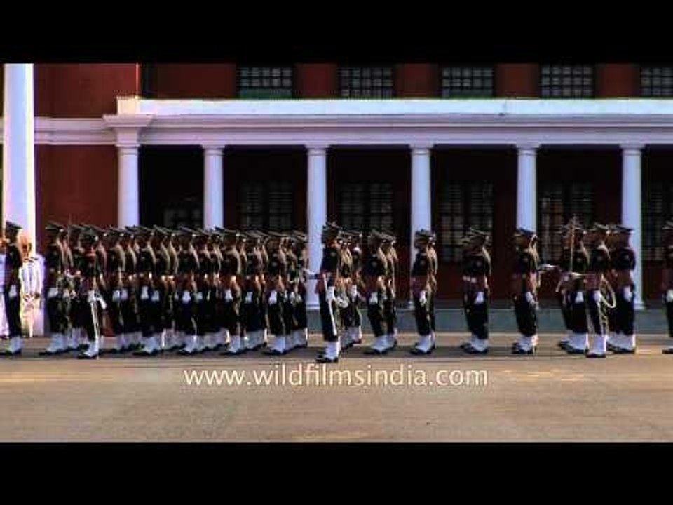 Cadets at the Passing out Parade