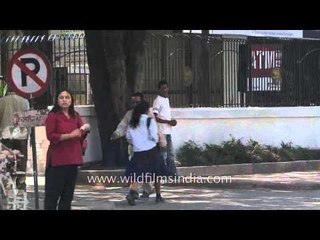 Durbar Marg in front of Narayanhiti Palace Museum in Nepal