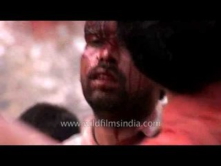 Chest beating at Muharram