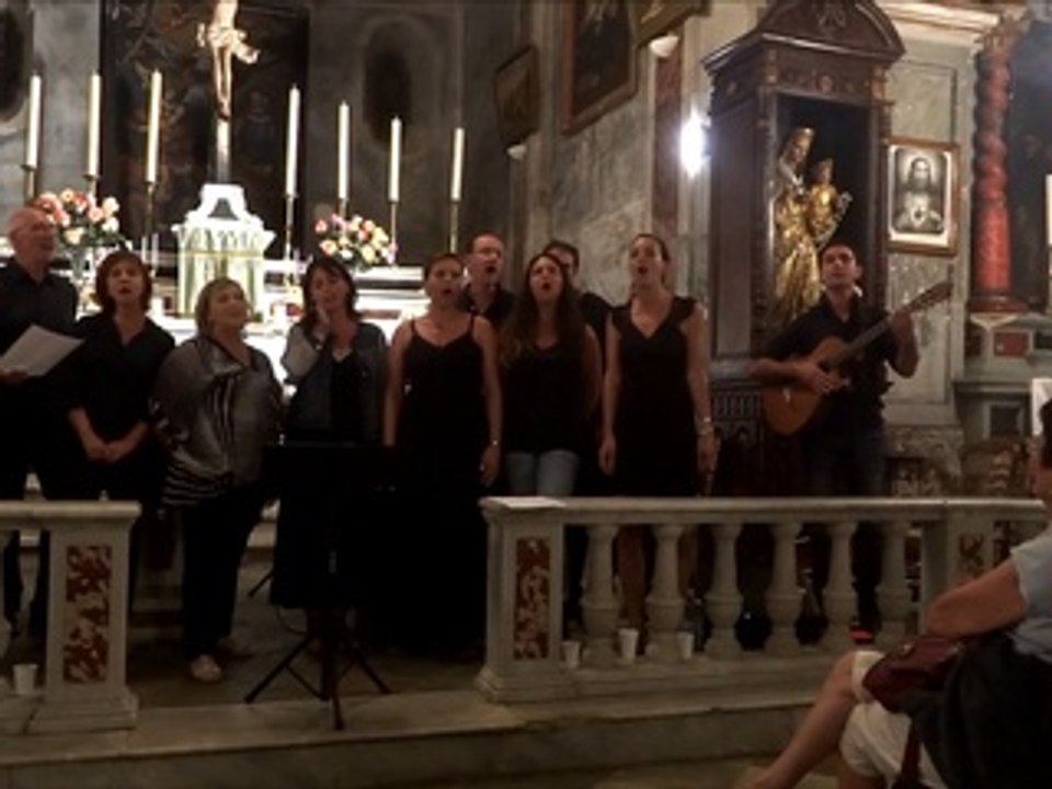 Chorale en l'église San Michele à Penta-di-Casinca vendredi 8 août 2014