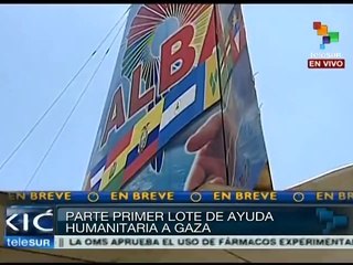 Envía Venezuela primer avión con ayuda humanitaria a Gaza