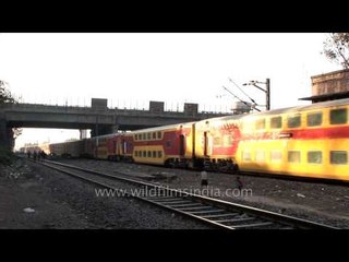 Double Decker Train at Sarai Rohilla railway station