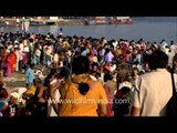 A sea of humanity descended on the banks of Allahabad on the occasion of Maha KUmbh