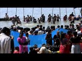 A sea of humanity: Maha Kumbh Mela gets off to a chaotic start