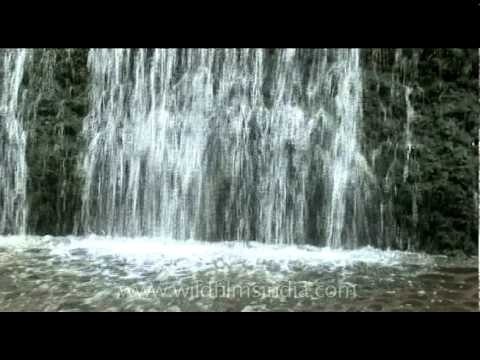 Man made waterfall at Rock Garden, Chandigarh