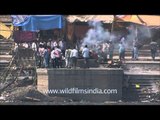 Harishchandra cremation ghat in Varanasi