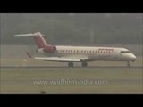 Plane spotters - help us identify this Air India plane! OK, it's a Bombardier CRJ-700!