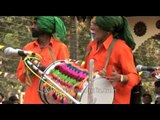 Maharashtran troupe performing folk dance at Surajkund Craft mela