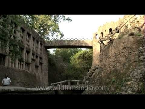 Walled decorated path of Rock Garden in Chandigarh