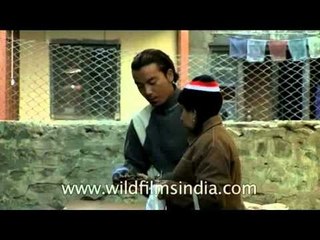 Ladakhi ornaments and trinkets in a local shop