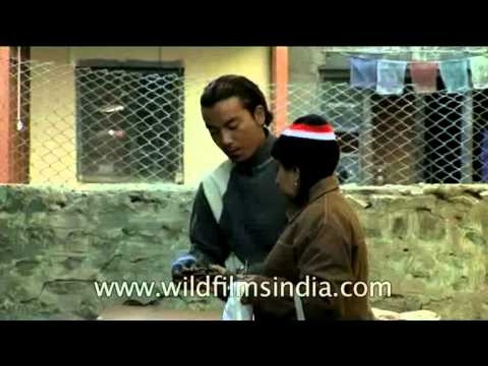 Ladakhi ornaments and trinkets in a local shop