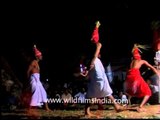 Dancers of Padayani Festival in Kerala