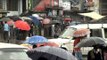 Under their umbrellas in Shillong, Meghalaya