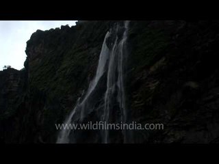 Jog falls view from bottom in Karnataka