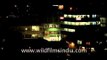 Unlikelt sprawling urban image of Shillong at night, Meghalaya