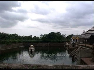 Temple pond at Kedareswar Temple in Bhubaneshwar