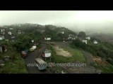 Cherrapunji - A misty view of the township