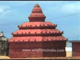 Temple by the beach in Chandrabhaga, Orissa