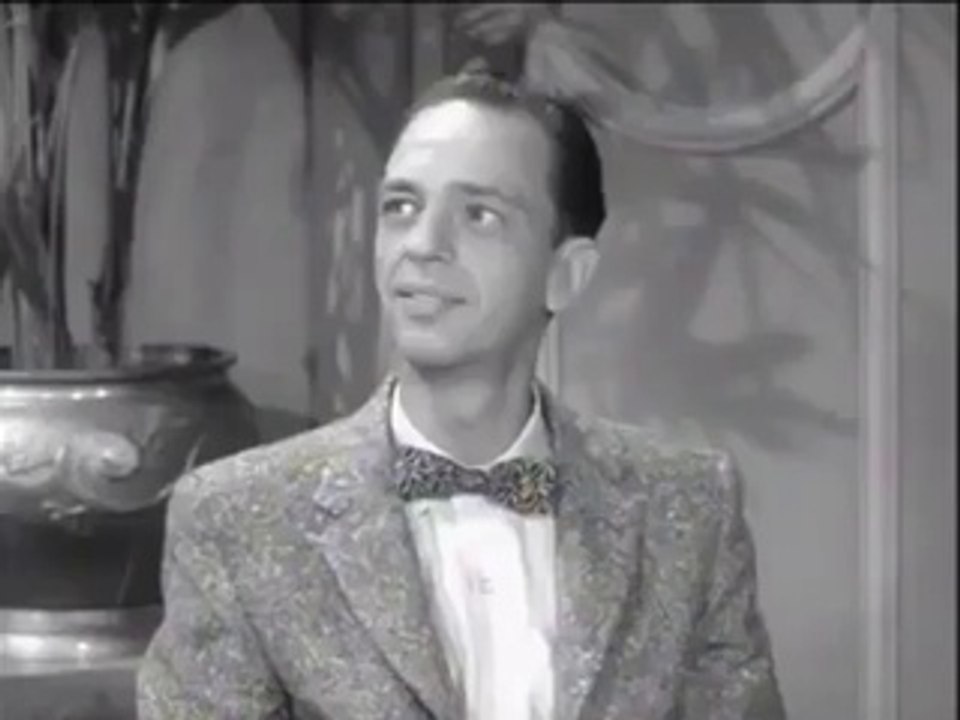 ANDY GRIFFITH & KNOTTS COMMERCIAL ~ DON ORDERS POST GRAPE NUT FLAKES AT A FRENCH RESTAURANT