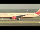 New Delhi airport sees hundreds of flights taking off and landing each day!