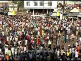 Lord Jagannath's disciples walking towards Shri Gundicha Temple