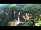 Nohkalikai Falls of Cherrapunji, Meghalaya