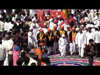 Procession of Siddeshwar Maharaj Yatra