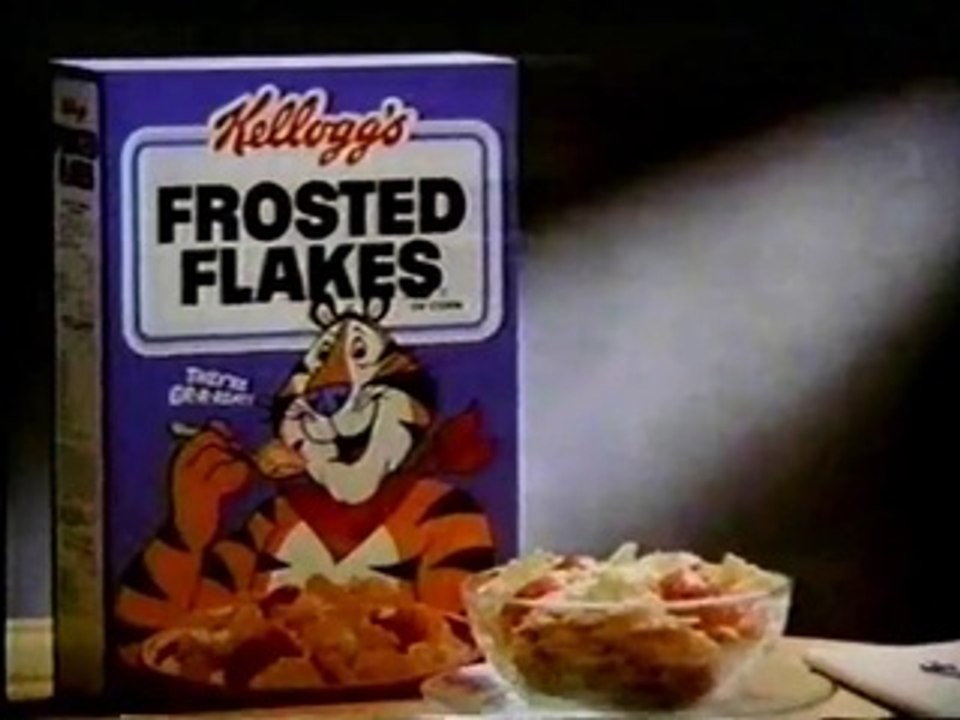 1980's Tony Tiger Frosted Flakes Cereal TV Commercial