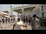 Sikh pilgrims arrive in Gurudwara Takht Sri Kesgarh Sahib on the occasion of Vaisakhi