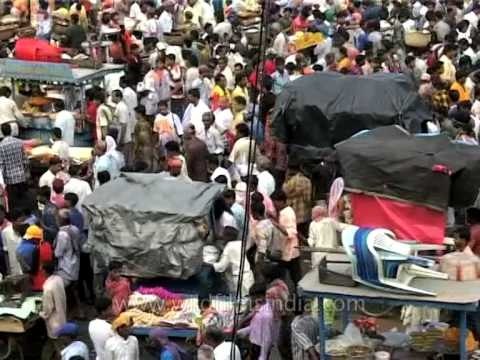 Sea of devotees at the Jagannath Puri Rath Yatra in Puri, Orissa