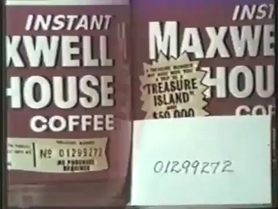1967 JAMES COCO COMMERCIAL ~ MAXWELL HOUSE COFFEE