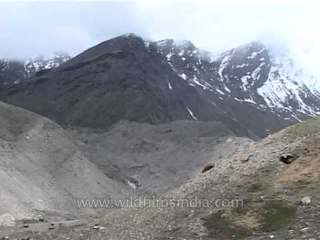 Rishi Ganga glacier moraine in Nanda Devi inner sanctuary