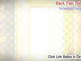 Back Pain Relief4life Review [Video Review]