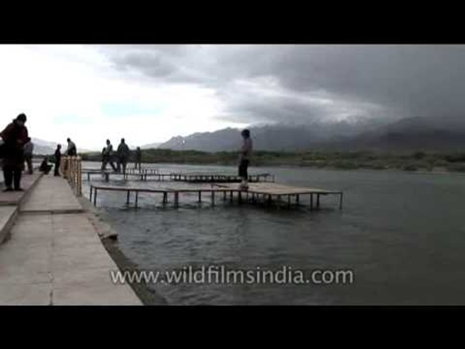Sindhu Darshan or Singhey Khabab Festival at Indus River banks, Ladakh