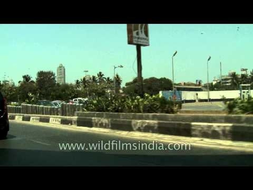 Driving through Mumbai