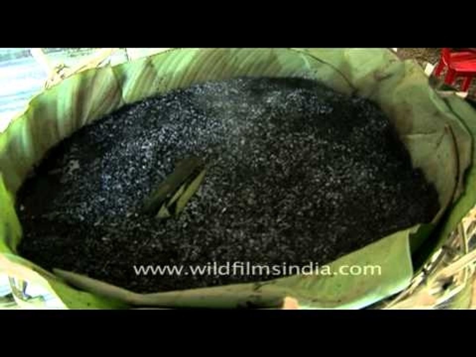 Rice beer being brewed in Arunachal Pradesh, North East India