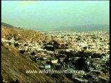 Panoramic view from the hills surrounding Jaipur, Rajasthan