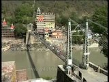 Devprayag - the confluence of river Alaknanda and Bhagirathi