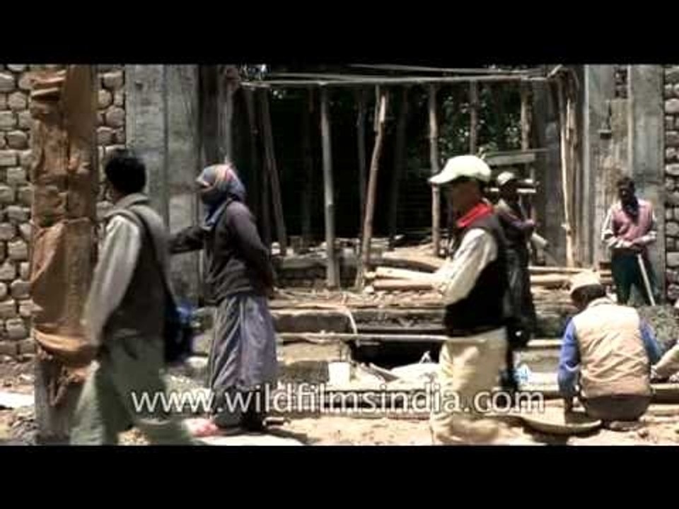 Construction site in Ladakh