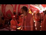 Navaratri Bhandara: Sadhus present to grace the occasion in Varanasi