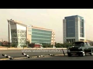 Gurgaon's landmark: DLF Square Tower and Nestle building!