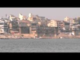 Panorama of Varanasi from across the Ganges!