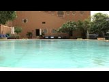 Rooftop Infinity pool at Samode Palace, Jaipur