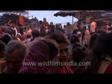 Varanasi Ghats amassed with devotees for Mahashivaratri festival