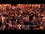 Devotees gathered for Ganga aarti at Banaras